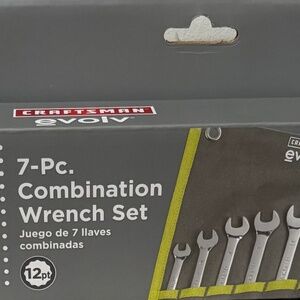 Craftsman Evolve 7 pc Metric 12 pt. Combination Wrench Set 12352 w/Roll Up Pouch